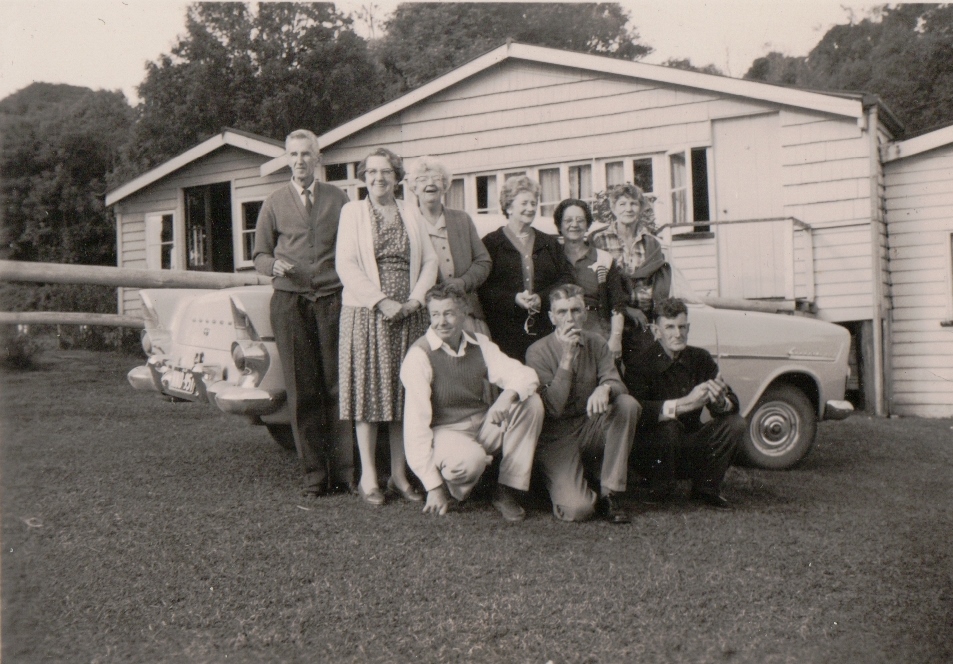 1962 Family Photo (standing Mick, Annie, Molly, Viola And Rose. Kneeling Bernard, Ped And Joe)