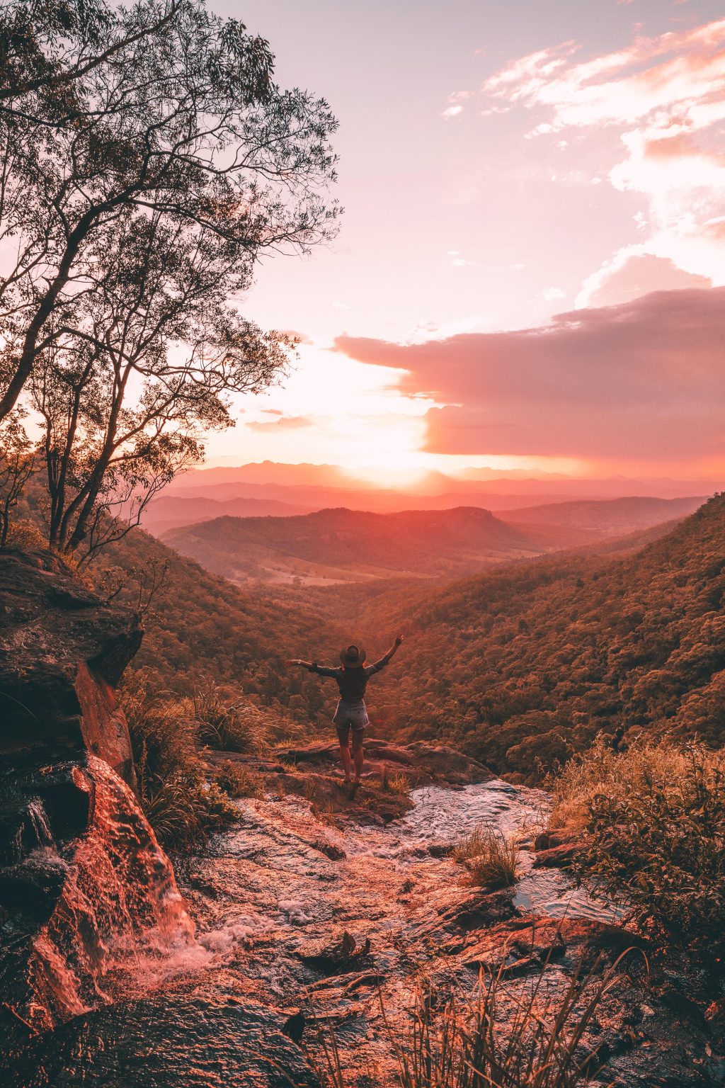 Sunset at Morans Falls