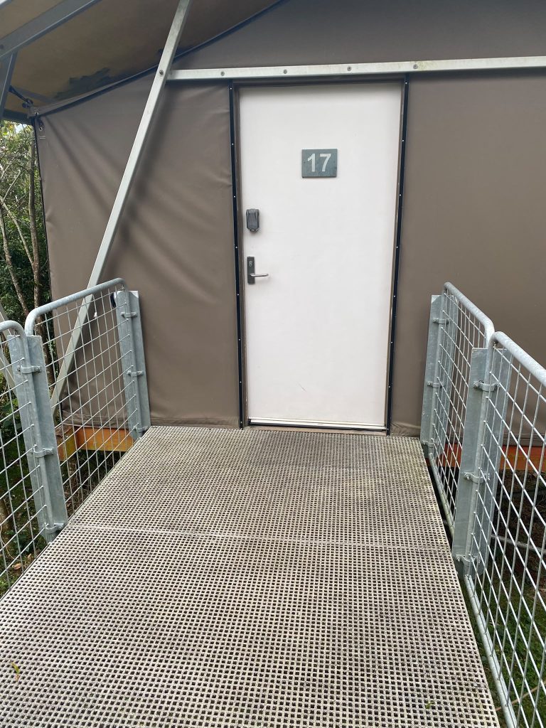 Extra Wide Entryways And Platform