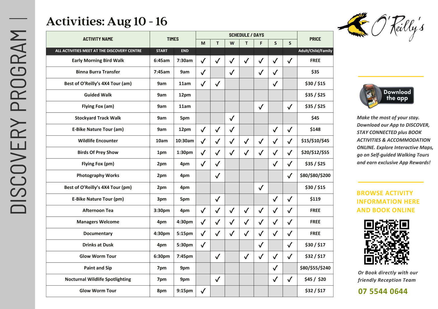 Activities Program We16.08.26 2