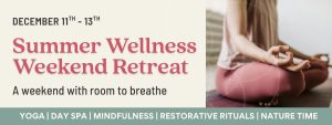 Summer Wellness Weekend Banner Horizontal